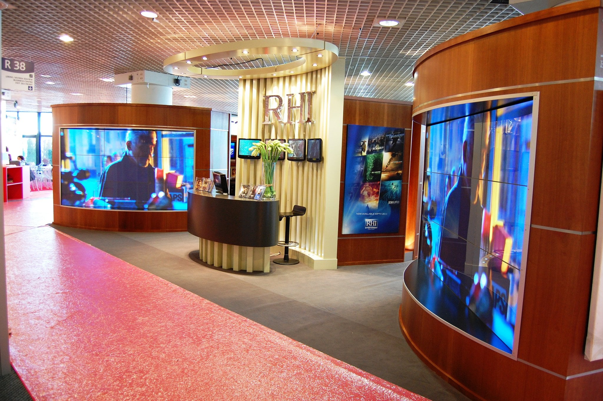 Matériel audiovisuel stand